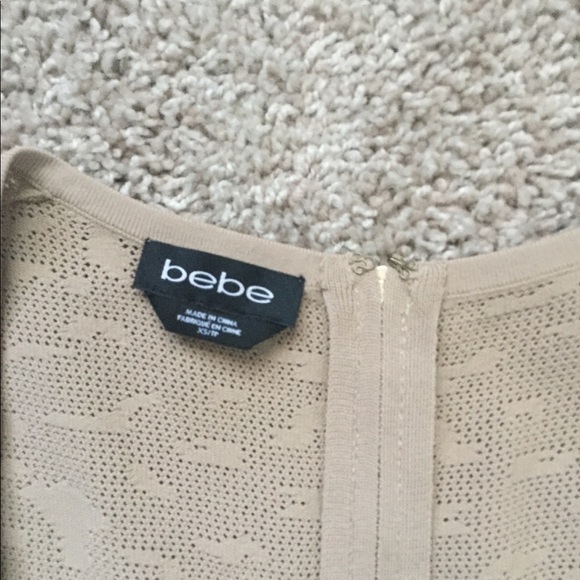 BEBE Tan Zebra Dress - Picture 4 of 12